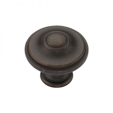 Click Here To Enlarge This Photo Of TK4408-030-LBN M&period;Marcus Domed Round Knob 30mm Matt Bronze on Zinc Finish
