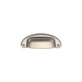 TK5332-032-DPW M&period;Marcus Classic Cup Pull 32mm Distressed Pewter on Zinc Finish