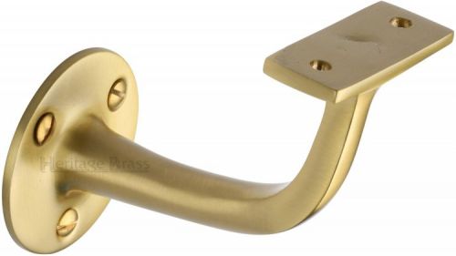 Click Here To Enlarge This Photo Of V1030 64-SB Heritage Brass Handrail Bracket 2 &half;" Satin Brass Finish