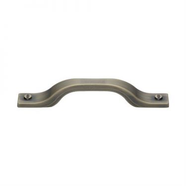 Click Here To Enlarge This Photo Of VF078 128160-DB M&period;Marcus Bureau Kitchen Cabinet Pull Handle 1128&sol;160mm Distressed Brass Finish