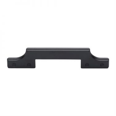 Click Here To Enlarge This Photo Of VF085 128-BLK M&period;Marcus Detroit Kitchen Cabinet Pull Handle Black Matt Finish