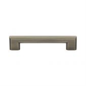 VF086 128-DB M&period;Marcus Binary Kitchen Cabinet Pull Handle 128mm Distressed Brass Finish
