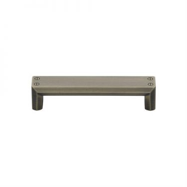 Click Here To Enlarge This Photo Of VF087 128-DB M&period;Marcus Cabin Kitchen Cabinet Pull Handle 128mm Distressed Brass Finish