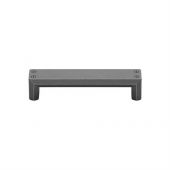 VF087 128-Oi M&period;Marcus Cabin Kitchen Cabinet Pull Handle 128mm Old Iron Finish