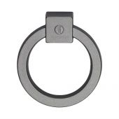 VF163 60-Oi M&period;Marcus Ring Cabinet Pull 60mm Old Iron Finish