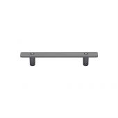 VF289 96-Oi M&period;Marcus Lodge Pull Handle 96mm Old Iron Finish