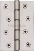 PR88-405-SN Heritage Brass Hinge Brass with Phosphor Washers 4" x 2 &frac58;" Satin Nickel Finish