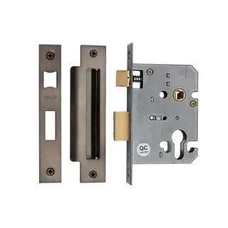 YKSLE3N-MB M&period;Marcus York Euro Sash Lock 3" Matt Bronze Finish