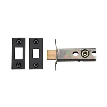 Click Here To Enlarge This Photo Of YKBDB3N-BLK M&period;Marcus York Architectural Tubular Bathroom Deadbolt 3" Matt Black Finish