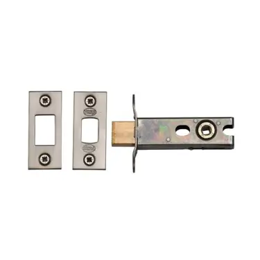 Click Here To Enlarge This Photo Of YKBDB3N-SN&SC M&period;Marcus York Architectural Tubular Bathroom Deadbolt 3" Satin Chrome&sol;Nickel Finish