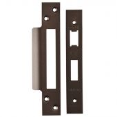 FSF5004MBRZ Carlisle Brass Eurospec Easi-T Matt Bronze Forend Strike & Fixing Pack to suit Architectural Sashlocks &lpar;BAS&sol;ESS&sol;LSS&rpar;