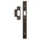 FSF5016MBRZ Carlisle Brass Eurospec Easi-T Matt Bronze Forend Strike & Fixing Pack to suit Architectural DIN Latches &lpar;DLS0060L&rpar;