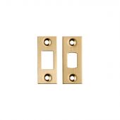 FSF5010SB Carlisle Brass Eurospec Easi-T Satin Brass Forend Strike & Fixing Pack to Suit Heavy Duty Tubular Deadbolts &lpar;TLD&rpar;