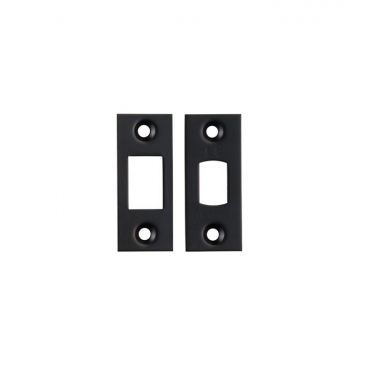 Click Here To Enlarge This Photo Of FSF5010MB Carlisle Brass Eurospec Easi-T Matt Black Forend Strike & Fixing Pack to Suit Heavy Duty Tubular Deadbolts &lpar;TLD&rpar;