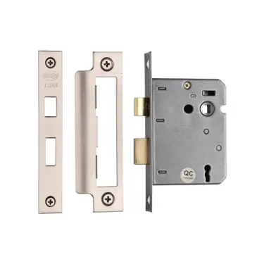 Click Here To Enlarge This Photo Of YKSL33N-SN&SC M&period;Marcus York 3 Lever Sashlock 3" Satin Chrome&sol;Nickel Finish