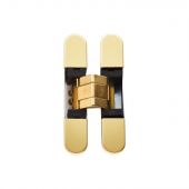 CI000929OTT00 - Carlisle Brass CEAM 929 3D Concealed Cabinet Hinge 76 x 14mm &lpar;Max 12kg per 2 hinges&comma; 16kg per 3 hinges&comma; 21kg per 4 hinges&rpar; Polished Brass