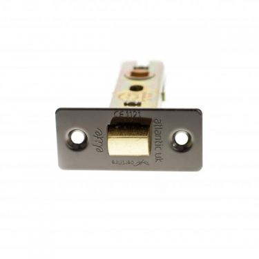 Click Here To Enlarge This Photo Of Atlantic - ALCE25BN Fire Rated CE Bolt Through Tubular Mortice Latch 2&period;5" - Black Nickel