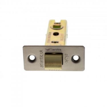 Click Here To Enlarge This Photo Of Atlantic - ALCE25MBN Fire Rated CE Bolt Through Tubular Mortice Latch 2&period;5" - Matt Gun Metal