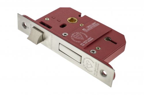 Click Here To Enlarge This Photo Of Atlantic - ALKSASH5LK3SC British Standard 5 Lever Key Sashlock 3" - Satin Chrome