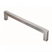 Atlantic - APH45019SQSSS Mitred Pull Handle &lbrack;Bolt Through&rsqb; 450mm x 19mm Satin Stainless Steel