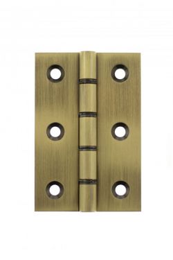 Click Here To Enlarge This Photo Of Atlantic - AWH3222AB Washered Hinges 3" x 2" x 2&period;2mm - Antique Brass
