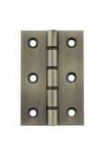 Atlantic - AWH3222MBN Washered Hinges 3" x 2" x 2&period;2mm - Matt Gun Metal