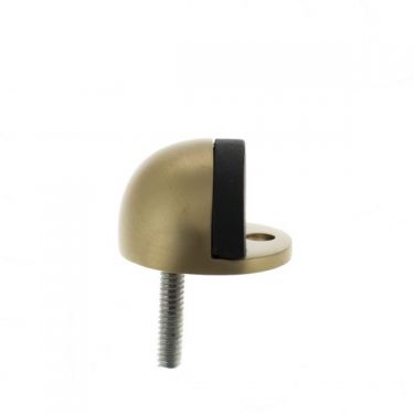 Click Here To Enlarge This Photo Of Atlantic - ADSHMPSB Half-Moon Premium Floor Mounted Door Stop - Satin Brass