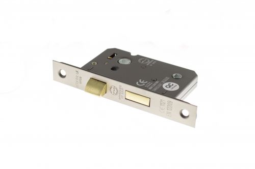 Click Here To Enlarge This Photo Of Atlantic - ALKBATH3MBN Mortice Bathroom Lock &lbrack;CE&rsqb; 3" - Matt Gun Metal