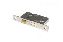 Atlantic - ALKBATH3MBN Mortice Bathroom Lock &lbrack;CE&rsqb; 3" - Matt Gun Metal