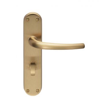 Click Here To Enlarge This Photo Of EL33SB - Carlisle Brass Manital 'Lilla' Bathroom Lever Handles Satin Brass