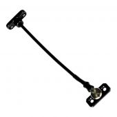 JACKLOC Perma Permanent Swivel&sol;Stud Window Restrictor Black