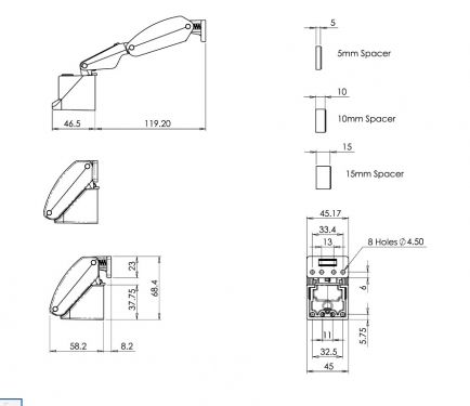 Click Here To Enlarge This Photo Of JACKLOC Titan Robust Folding Window Restrictor Black