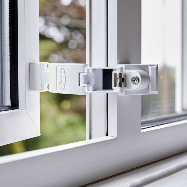 Click Here To Enlarge This Photo Of JACKLOC Titan Robust Folding Window Restrictor Anthracite Grey