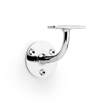 Click Here To Enlarge This Photo Of AW750PC - Alexander & Wilks Handrail Bracket &lpar;Heavy&rpar; 80mm projection - Polished Chrome