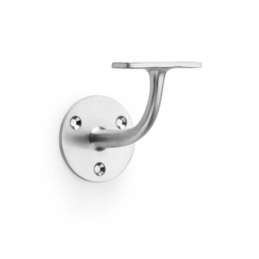 Click Here To Enlarge This Photo Of AW750SC - Alexander & Wilks Handrail Bracket &lpar;Heavy&rpar; 80mm projection - Satin Chrome