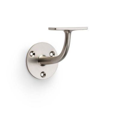Click Here To Enlarge This Photo Of AW750SN - Alexander & Wilks Handrail Bracket &lpar;Heavy&rpar; 80mm projection - Satin Nickel
