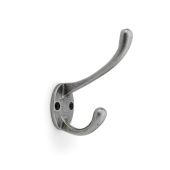 AW770AI - Alexander & Wilks Victorian Hat & Coat Hook 110mm - Antique Iron