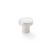 AW821-30-PC - Alexander & Wilks Plain Face Round Cupboard Knob - Polished Chrome - 30mm