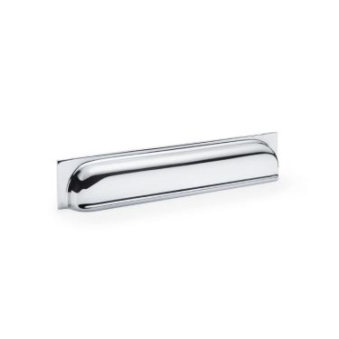 Click Here To Enlarge This Photo Of AW906PC - Alexander & Wilks Quantock Cup Pull Handle - Polished Chrome - 203mm c&sol;c
