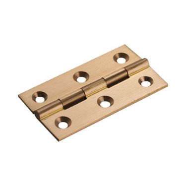Click Here To Enlarge This Photo Of FTD800DSB - Carlisle Brass Fingertip Design Cabinet Hinge 64 x 35 x 2mm Satin Brass