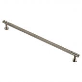 FTD700HSN - Carlisle Brass Fingertip Design Knurled Pull Handle 370mm &lpar;320mm c&sol;c&rpar; Satin Nickel