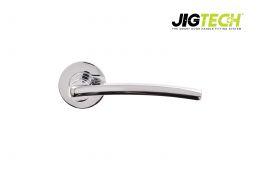JTF1020-F Jigtech Polished Chrome 'Condor' Lever On Rose &lbrack;CE&rsqb;