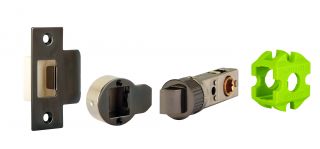 JTL4320-F Jigtech Black Nickel 57mm Smart Passage Latch - CE&sol;Fire Rated