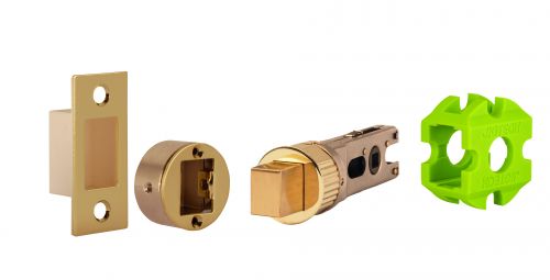 Click Here To Enlarge This Photo Of JTL4423-F Jigtech Polished Electro Brass 57mm Smart Dead Bolt -&nbsp;CE&sol;Fire Rated