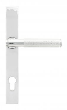 Click Here To Enlarge This Photo Of 45525 From The Anvil Polished Chrome Brompton Slimline Lever Espag&period; Lock Set - 92mm centres - 212mm screw centres