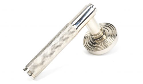 Click Here To Enlarge This Photo Of 45669 From The Anvil Polished Nickel Brompton Lever on Rose Set &lpar;Beehive&rpar;