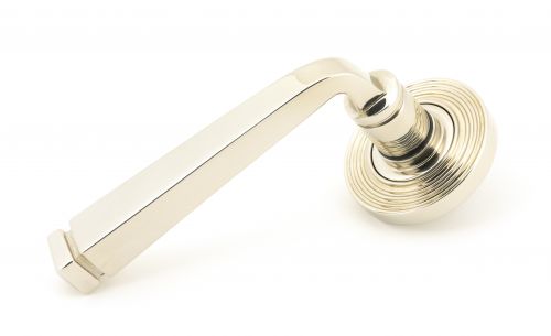 Click Here To Enlarge This Photo Of 45621 From The Anvil Polished Nickel Avon Round Lever on Rose Set &lpar;Beehive&rpar;