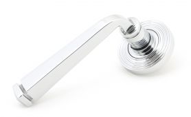 49951 From The Anvil Polished Chrome Avon Round Lever on Rose Set &lpar;Beehive&rpar; - Unsprung