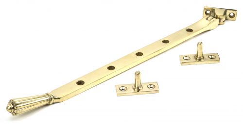 Click Here To Enlarge This Photo Of 46705 From The Anvil Polished Brass 12" Hinton Stay