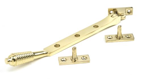 Click Here To Enlarge This Photo Of 46706 From The Anvil Polished Brass 8" Reeded Stay